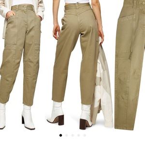 Topshop Reese Utility Ankle Trouser